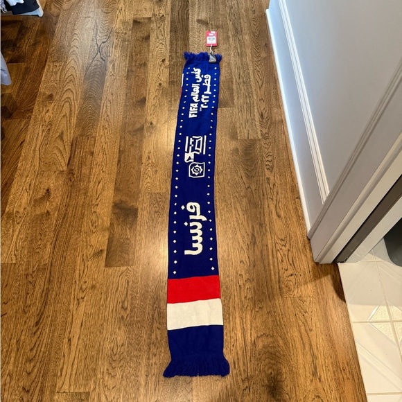 Blue and Red FIFA World Cup Scarf France Football Scarf unisex - Picture 2 of 8